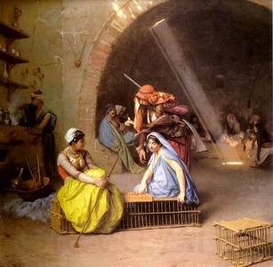 unknow artist Arab or Arabic people and life. Orientalism oil paintings  303 France oil painting art